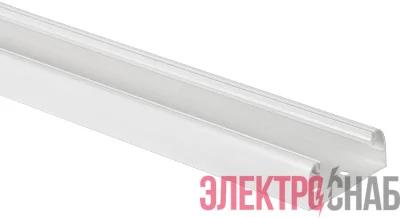 Кабель-канал 80х35 L2000 пластик без крышки бел. ИЭК Leg 010411