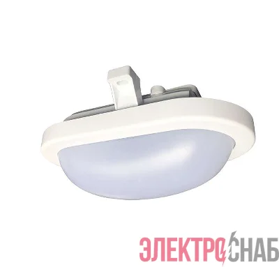 Светильник светодиодный "Банник" PBH-PC3-OA 8Вт 4000К IP65 ЖКХ ДБП пылевлагозащ. white JazzWay 5009257