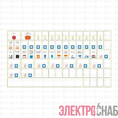 Наклейка модульная большой комплект с инд. ШК 164х299 PROxima EKF mn-1-3-x
