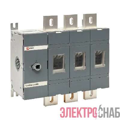 Рубильник 3п 1250А без рукоятки управления TwinBlock PROxima EKF tb-s-1250-3p