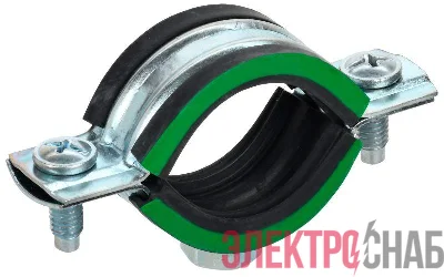 Скоба двухкомпонентная с резин. уплотн. d16-20мм метал. ELASTA IEK ET-MP40D-SK-016-02-220