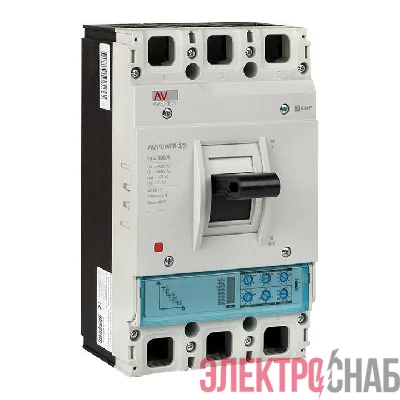 Выключатель автоматический 3п 400А 50кА AV POWER-3/3 ETU2.0 AVERES EKF mccb-33-400-2.0-av