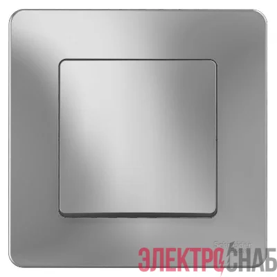 Переключатель 1-кл. СП Blanca 10А IP20 (сх. 6) 250В алюм. SchE BLNVS010603