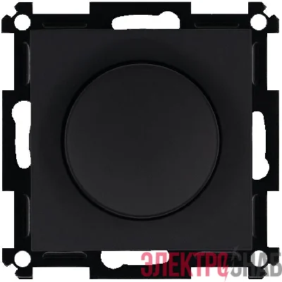 Светорегулятор поворотно-нажимной универс. (диммер) 3-500Вт LED 3-250Вт HV - 500Вт механизм бел. Jasmart G4012PB-500RV