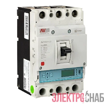 Выключатель автоматический 250А 100кА AV POWER-2/3 ETU6.0 AVERES EKF mccb-23-250H-6.0-av