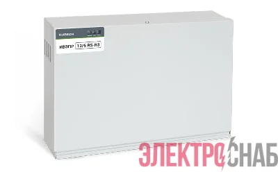 Источник вторичного электропитания резервированный адресный ИВЭПР 12/5 RS-R3 2х17 БР Рубеж Rbz-216606