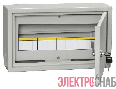 Корпус ЩРн-18 TITAN 3 265х440х120мм IP31 метал. IEK MKM14-N-18-31-Z