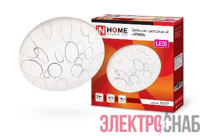 Светильник светодиодный DECO ОРИОН 24Вт 6500К 2160лм 230В 330х55мм IN HOME 4690612025155