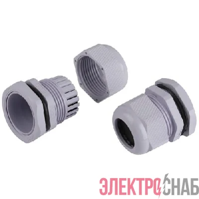 Ввод кабельный (сальник) PG 29 d18-25мм (d отверст. 37мм) IP54 (уп.10шт) Эра Б0065150