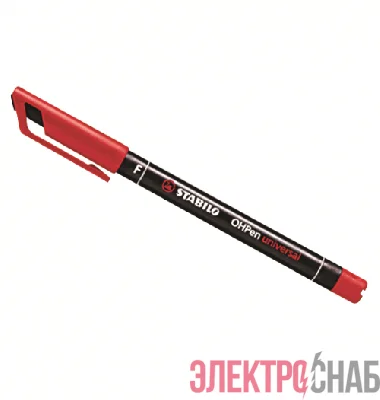 Ручка перманентная шариковая 1мм красн. DKC UP2M