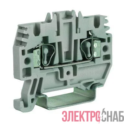 Клемма пруж. HMM.6GR 6кв.мм сер. DKC ZHM320GR