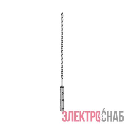 Бур по бетону SDS-Plus SUPER 6х210мм профессиональный цельная крестовая пластина Kranz KR-91-0454