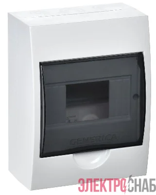 Бокс ЩРН-П-6 мод. навесной пластик IP41 GENERICA MKP12-N-06-41-G