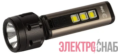 Фонарь светодиодный аккумуляторный UA-601 "Прометей" 5Вт ручной 2режима Li 800мАч IP40 Эра Б0058228