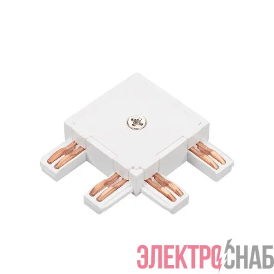Коннектор угловой MAG-VIBE-CON-L90-POWER (WH) IP20 металл Arlight 044510
