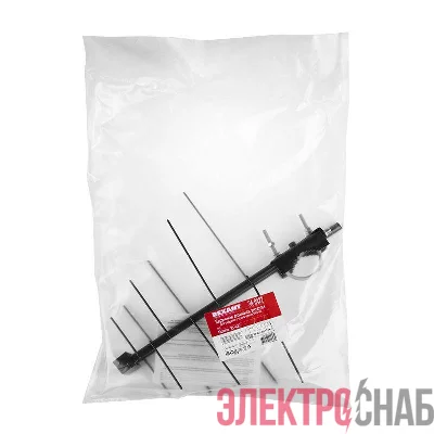 Антенна ТВ наружная "АКТИВНАЯ" для аналогового и цифрового ТВ - DVB-T2 (модель RX-422) (пакет) Rexant 34-0422