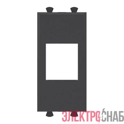 Адаптер без шторки для Keystone "Avanti" "Черный матовый" DKC 4412211