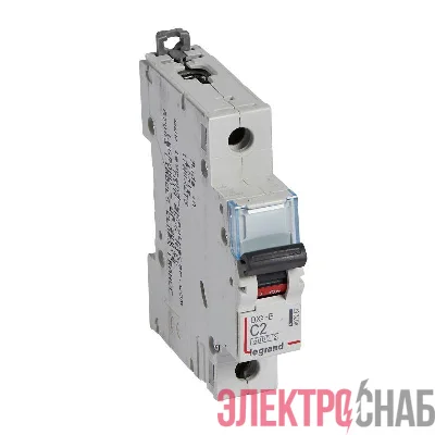 Выключатель автоматический модульный 1п C 2А 6кА DX3-E 6000 1мод. 230/400В Leg 407257