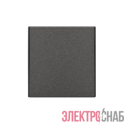 Выключатель 1-кл. СП STRONG MIELE 10А графит Kranz KR-78-0705-6