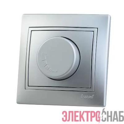 Светорегулятор СП 1000Вт Мира метал. сер. Lezard 701-1010-157