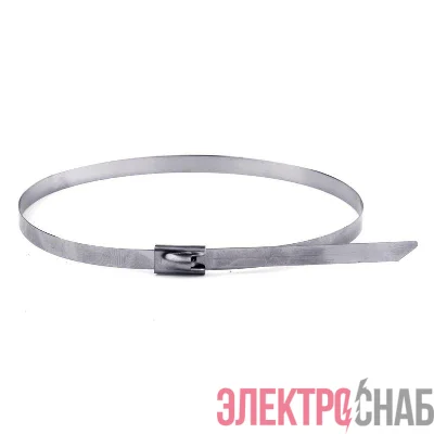 Хомут кабельный 4.6х150 нерж. сталь AISI 304 серебр. (уп.50шт) DKC 27403