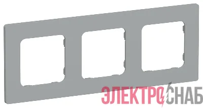 Рамка 3-м СП FLITE РУ-3-К-ФлС сер. IEK FI-M32-32-20-K03