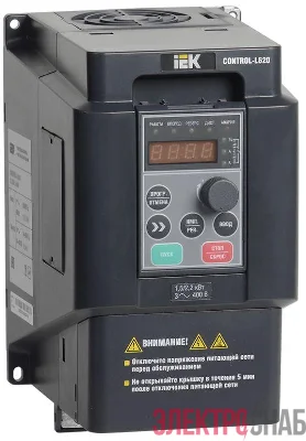 Преобразователь частоты CONTROL-L620 380В 3ф 1.5-2.2кВт IEK CNT-L620D33V015-022TE