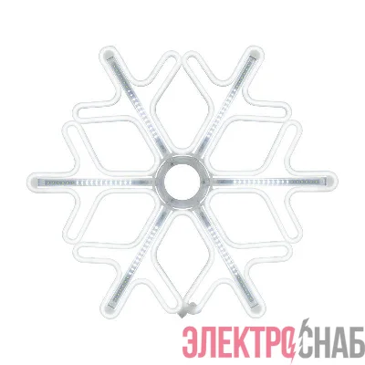 Фигура светодиодная "Снежинка" 60х60см LED бел. 50Вт IP65 эффект тающих сосулек гибкий неон Neon-Night 501-225