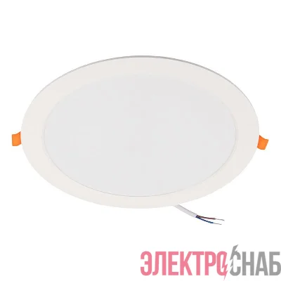 Светильник светодиодный PLED DL7 24Вт 6500К IP54 2040лм WH встраив. бел. Pro JazzWay 5069121