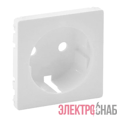 Панель лицевая Valena Life для розетки 2К+З бел. Leg 755200