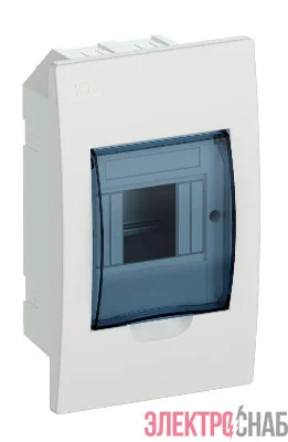 Корпус встраиваемый ЩРВ-П-4 Krepta 3 IP41 пластик. бел. IEK MKP12-V-04-40-20