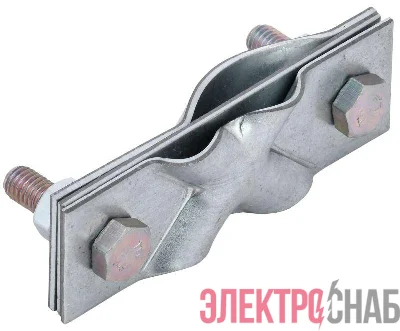Зажим заземления диагональный стержень-полоса/пруток оцинк. сталь IEK ZGC22-11-1-16-40