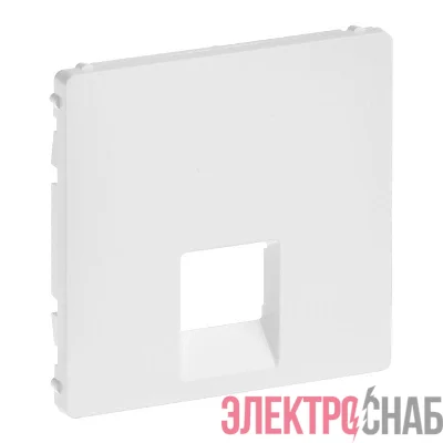 Панель лицевая Valena Life для 1-м телефонных/информационных розеток бел. Leg 755410