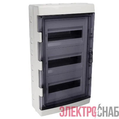 Бокс модульный накладной PDB/W 4036 GR (ЩРН-ПГ-36) IP65 пластик. Pro JazzWay 5072169