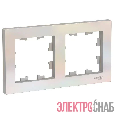 Рамка 2-м AtlasDesign универс. жемчуж. SE ATN000402