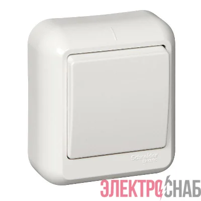 Выключатель 1-кл. ОП Прима 10А IP20 бел. (опт. упак) SchE VA1U-112-B