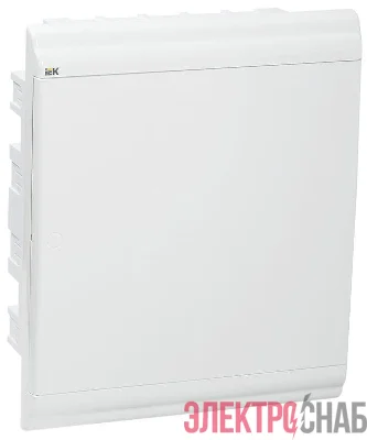 Бокс ЩРВ-П-24 мод. встраив. пластик IP41 PRIME бел. дверь IEK MKP82-V-24-WD-41-10