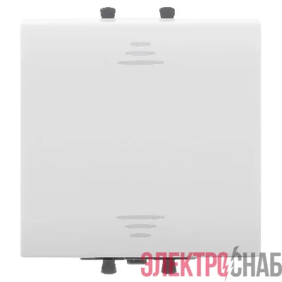 Выключатель модульный 1-кл. 2мод. Avanti "Белое облако" 16А IP20 бел. DKC 4400102