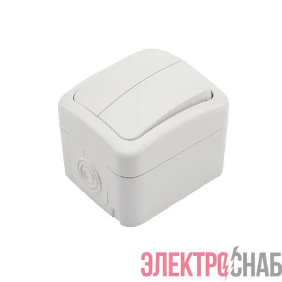 Выключатель 2-кл. ОП Mini OG IP54 бел. Kranz KR-78-0602