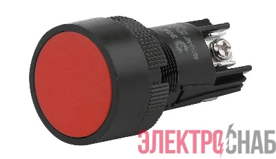 Кнопка SB-7 Стоп красн. 1з+1р d22мм/240В BBT40-SB7-K04E ЭРА Б0045660