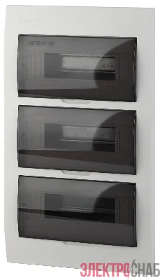 Бокс ЩРВ-П-36 мод. встраив. пластик IP41 SIMPLE NO-box_simple-plastic_36_flush ЭРА Б0041517