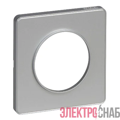 Рамка 1-м Odace алюм. SchE S53P802