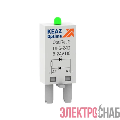 Модуль дополнительный для реле OptiRel G DI-6-24D КЭАЗ 281180