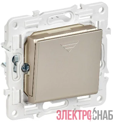 Выключатель карточный SKANDY 30А SK-V15Sh шампань IEK SK-V11-0-10-K37