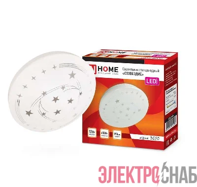 Светильник светодиодный DECO 12Вт 230В 6500К 1080лм 210х65мм СОЗВЕЗДИЕ IN HOME 4690612022185