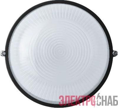 Светильник ЛОН 94 811 NBL-R1-60-E27/BL 1х60Вт E27 IP54 (аналог НПБ 1301 черн. круг 60Вт) Navigator 94811
