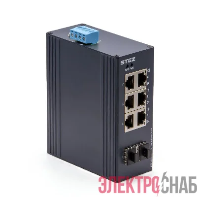 Коммутатор промышленный STEZ1006-2SFP СТЭЗ 70310007