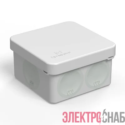 Коробка распределительная ОП для прямого монтажа двухкомпонентн. безгалогенная (HF) 70х70х40 Промрукав 60-0200