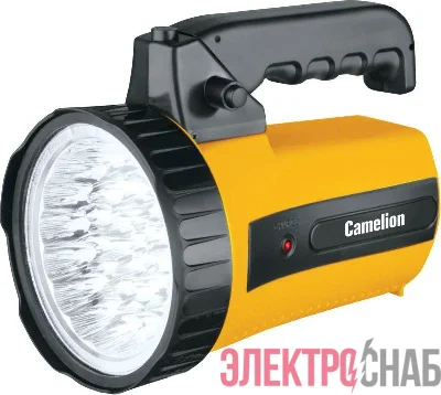 Фонарь аккумуляторный 35LED 29315 аккум. 6В 4А.ч 220В пластик. желт. (кор.) Camelion 10469