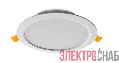 Светильник светодиодный PLED DL7 WH Downlight 18Вт 4000К 170х26мм IP54 ДВО встраив. JazzWay 5046658